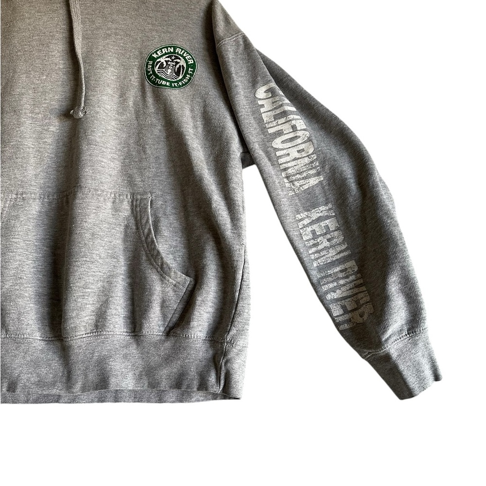 STARBUCKS KERN RIVER CA SWEATER HOODIE LIGHT GRAY SZ MEDIUM - Picture 2 of 10